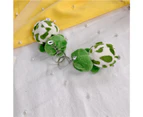 Cute Plush Pendant Green Decorative Tortoise Stuffed Plush Keychain for Ornament