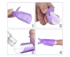 Purple-nail tool nail remover clip can be used repeatedly instead of tin foil