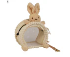 Pet Carrier Bag Breathable Cute Doll Decor Small Animals Hamster Chinchilla Travel Shoulder Bag for Outdoor - 1