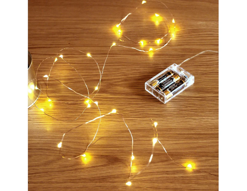 Led String Lights, Battery Powered Copper Wire Starry Fairy Lights, Battery Operated Lights for Bedroom, Christmas, Parties, Wedding, Centerpiece, Decorati