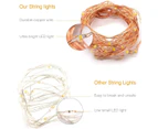 Led String Lights, Battery Powered Copper Wire Starry Fairy Lights, Battery Operated Lights for Bedroom, Christmas, Parties, Wedding, Centerpiece, Decorati