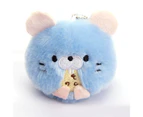 Doll Pendant Creative Meticulous Workmanship PP Cotton Cute Bunny Stuffed Toy Pendant Birthday Gifts - Blue
