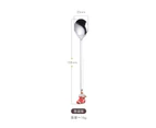 Christmas Stainless Coffee Spoons Christmas Decorations for Home Merry Christmas Gifts Xmas Noel Navidad New Year 2023 - Silver boots8
