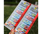 6Pcs Car Toy Highly Simulated Interest Training Alloy Iron Shell Pull Back Car for Children 6pcs