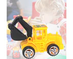 6Pcs Construction Car Movable Joint Parent-children Interaction ABS Mini Engineering Car Models for Fun 6pcs