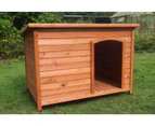 YES4PETS Large Timber Pet Dog Puppy Wooden Cabin  Kennel Timber House