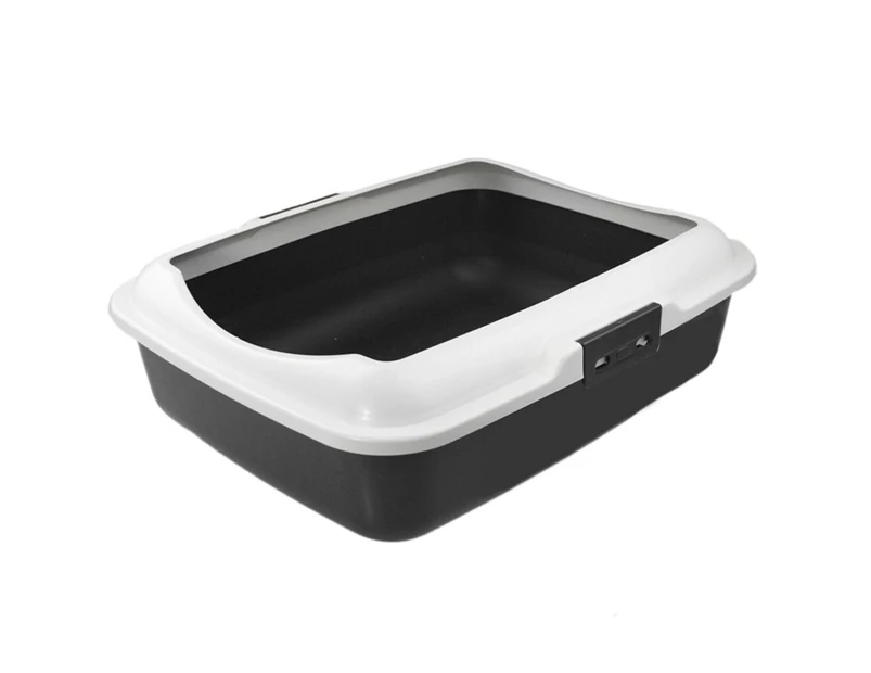 YES4PETS 2 X New Rect Portable Cat Kitten Toilet Litter Box Tray