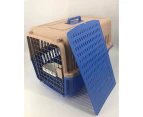 YES4PETS Large Dog Cat Crate Pet Carrier Rabbit Airline Cage With Tray And Bowl