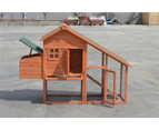 YES4PETS Large Chicken Coop Rabbit Hutch Ferret Cage Hen Chook House