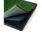 YES4PETS XL Indoor Dog Puppy Toilet Grass Training Mat Loo Pad Potty W 3 Grass