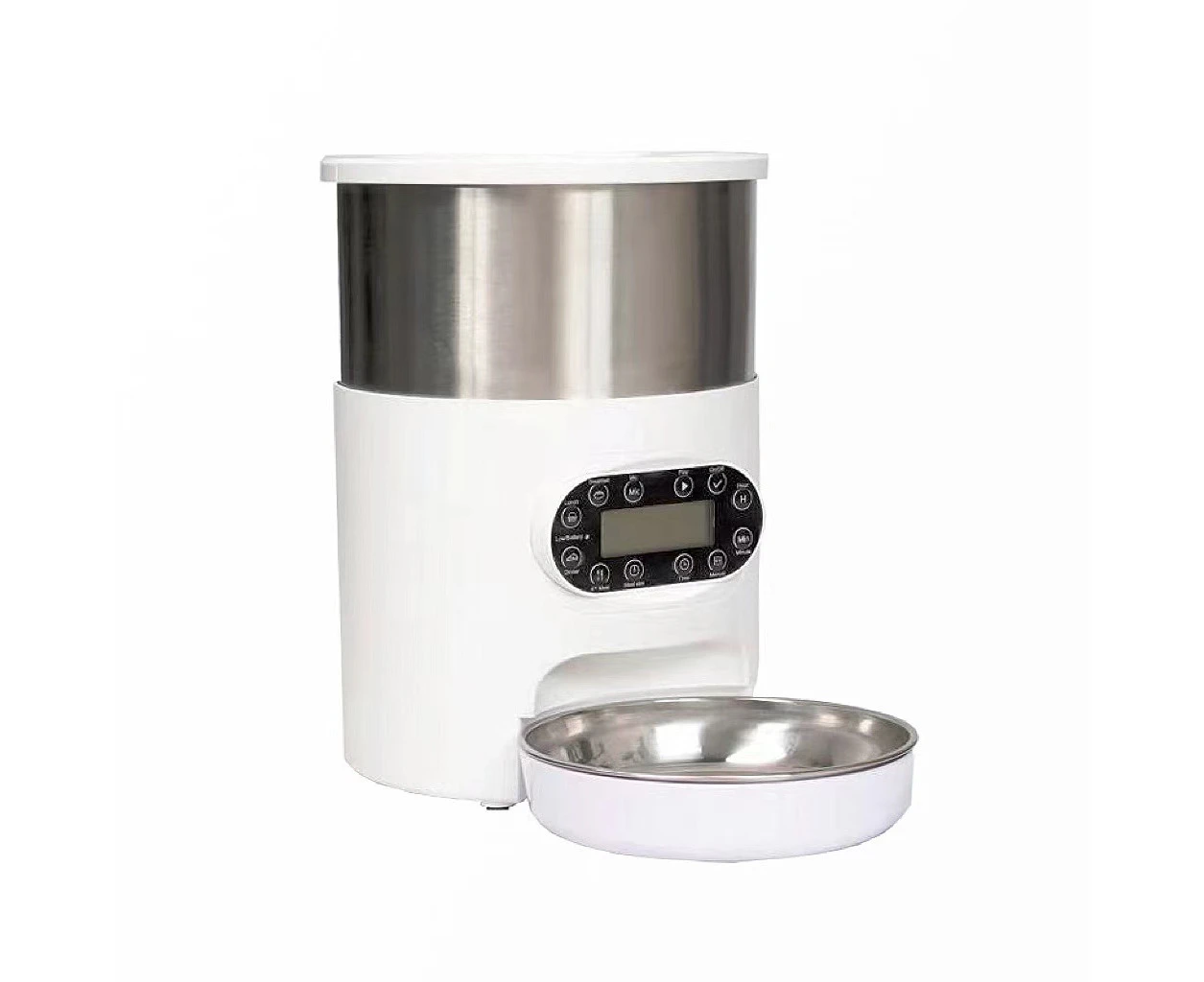 YES4PETS Smart Automatic Pet Dog Cat Rabbit Feeder Stainless Steel 3L