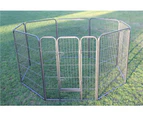 YES4PETS 100 cm Heavy Duty Pet Dog Cat Puppy Rabbit Exercise Playpen Fence With Cover