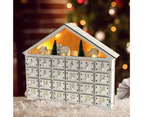 Cute Christmas Advent Calendar Reusable Xmas Decor House