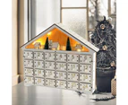 Cute Christmas Advent Calendar Reusable Xmas Decor House