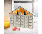 Cute Christmas Advent Calendar Reusable Xmas Decor House