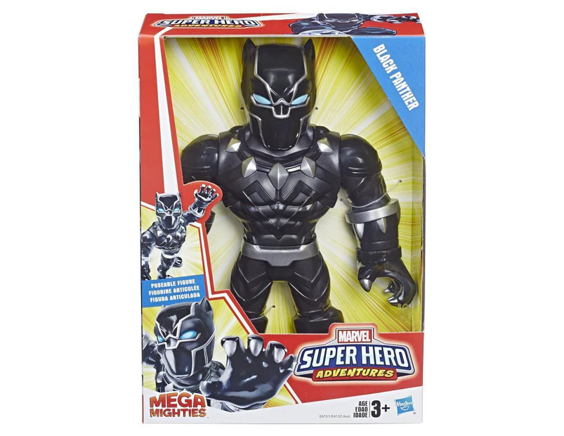 Playskool Black Panther Mega Mighties Poseable Figure