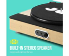 Jam Sound Stream+ Bluetooth Wooden Turntable Vinyl/Record Player w/ Speaker