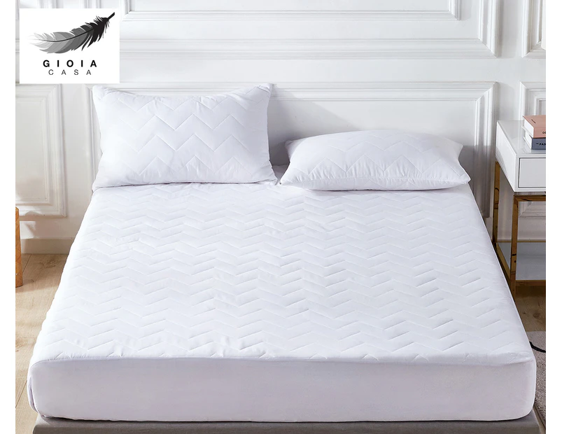 Gioia Casa Waterproof Quilted Anti-Microbial Mattress Protector