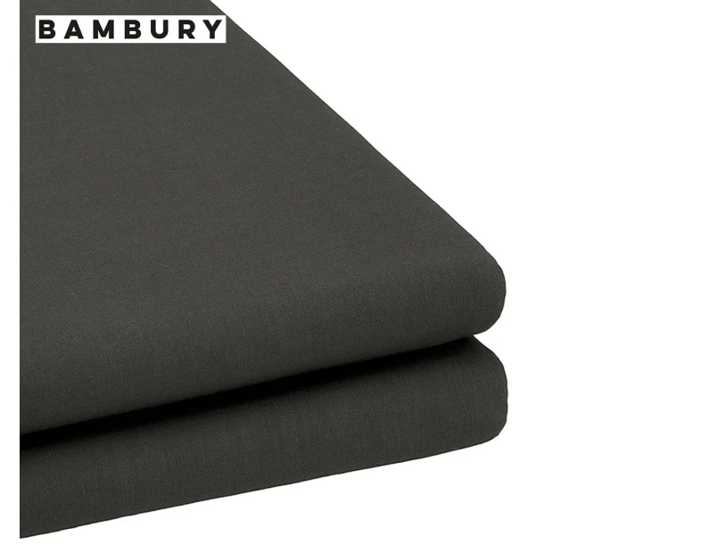 Bambury TRU Fit Fitted Sheet - Charcoal