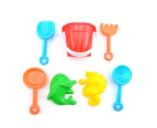 7Pcs Mini Kids Beach Sand Kit Shovel Rake Bucket Molds Garden Sandpit Play Toy