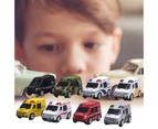 8Pcs Car Toys Miniature Collectible Alloy Simulation Car Model for Kids A
