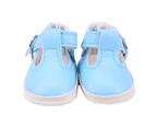 Doll Shoes Soft Casual Mini Doll Boots for Decoration - Blue