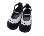 1 Pair Doll Shoes Practical Ability Excellent Workmanship Dollhouse Accessories Doll Shoes Accessory Girl Doll for 12-Inch Doll - Black
