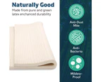 Double Size Pure Natural Latex 7 Zone 5cm Thick Mattress Bed Topper