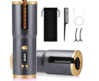 Cordless Auto Curler, Rechargeable Auto Hair Curler With 4 Temperature & Timer Settings