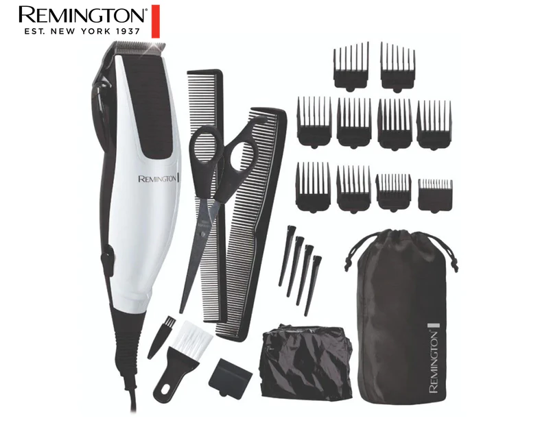 Remington 23-Piece Power Trim Haircut Kit - Silver/Black HC1090AU