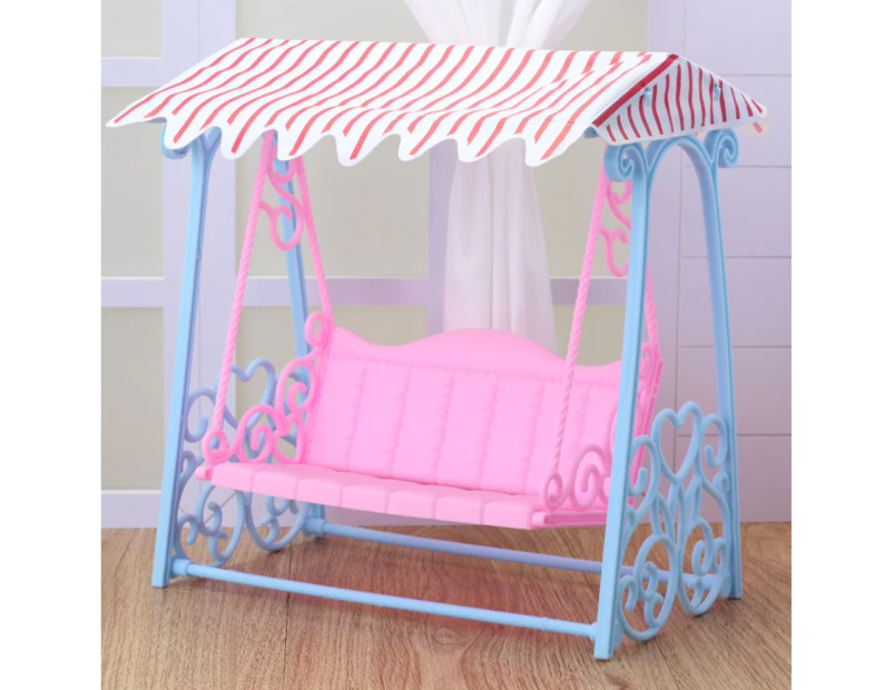 Pretend Play Toy Anti-deformed Eco-friendly Plastic Beach Rocking Chair Toy for Micro Landscape