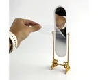 Miniature Mirror Lightweight Eye-catching Plastic Home Furnishings Dollhouse Mirror for Micro Landscape