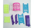 Miniature Playground Exquisite Realistic Plastic Pretend Play Slide Toy for Boys Girls