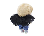 Lovely Angel Wing Ornament Funny Wear-resistant White Doll Wing Decor for Decoration - Black