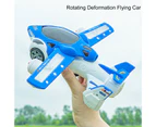 Auto Toy Automatically Change Direction Wear-resistant Plastic Rotating Deformation Flying Car for Home Plane