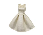 Doll Skirt E Decorative Cloth Washable Doll Fashion Set Pop-Star Dress Daily Use - Yellow