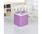 Doll Washing Machine Cute Colorfast Silicone Mini Washing Machine Toy Doll House Accessories