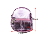 Doll Toy Adorable Handmade Fabric Fashion Double Straps Backpack for Kid - Pink