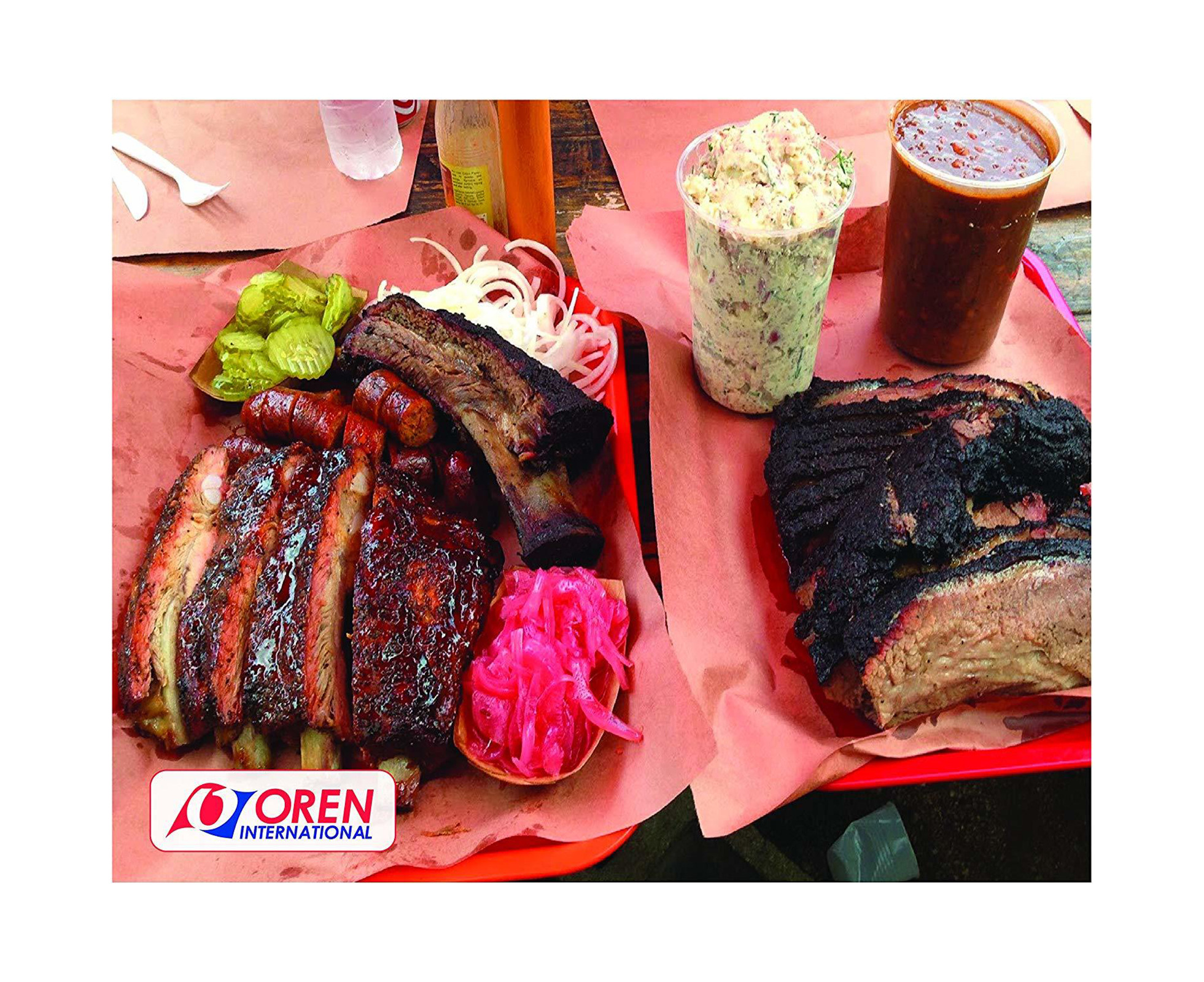 Food Grade Butchers Paper 24 1000FT (Oren Pink) Commercial size - The BBQ  King - One of Australia's Leading BBQ Stores