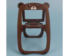 Chair Furniture Model Minimalistic Good Craftsmanship Plastic Mini Folding Chair Model for Micro Landscape - Brown