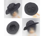 Decorative Doll Hat Colorful Lovely 18 Inch Cartoon Girl Doll Sun Hat for Game - Black