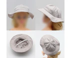 Decorative Doll Hat Colorful Lovely 18 Inch Cartoon Girl Doll Sun Hat for Game - Grey