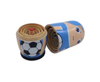 6Pcs/Set Wooden Soccer Players Nesting Doll Matryoshka Figurines Kids Toy Gift