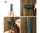 New Hair Chalk Comb Temporary Bright Hair Color Dye For Girls Kids, Washable Hair Chalk For Girls Age