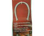 4x Flexible Stainless Steel BBQ Skewers 67cm L