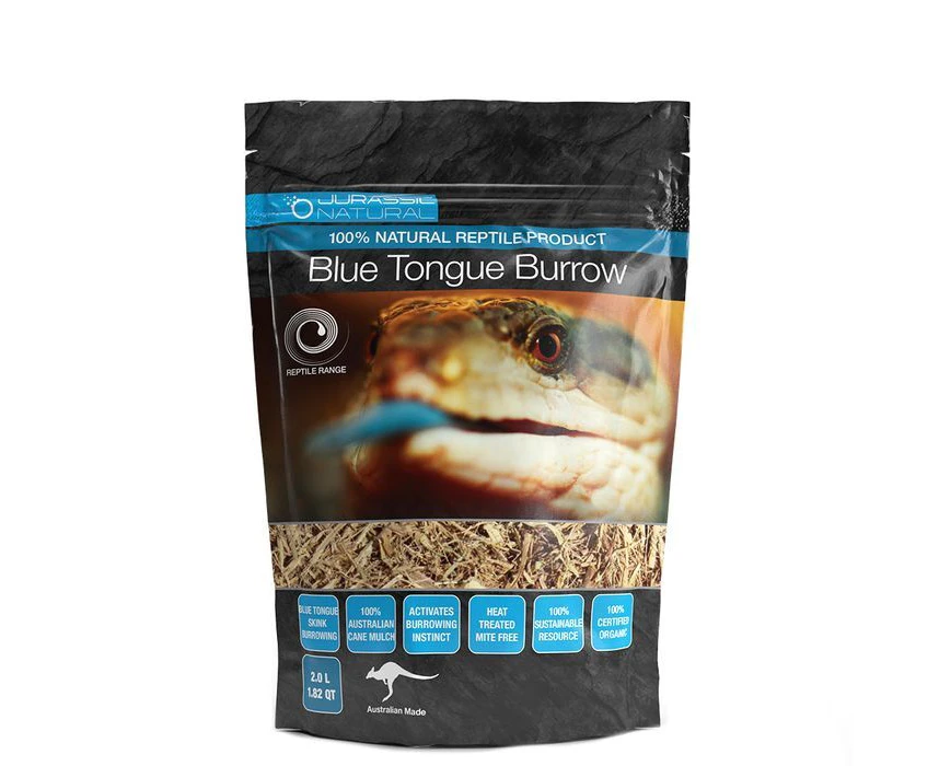 Aqua Natural Blue Tongue Burrow Substrate 2L