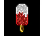 Candy Red Ice Cream Stick 105cm Rope Light Motif - Red