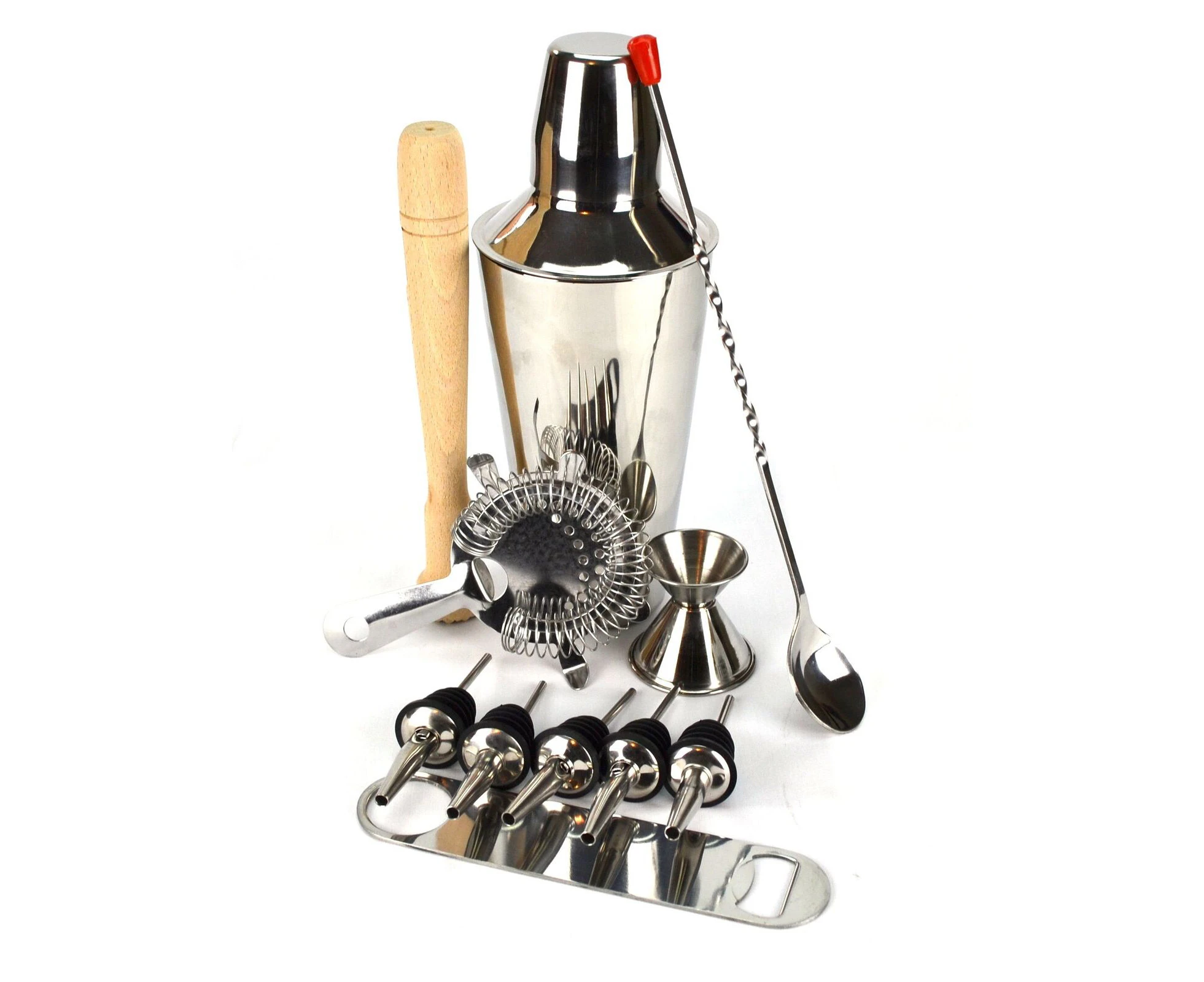 Cocktail Shaker Set Ss With Davis & Waddell Bar Board