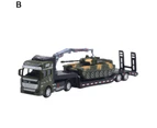 Car Model Highly Simulated Gifts 1/50 Scale Transporter Car Alloy Model for Kids B