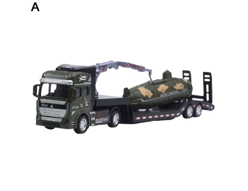 Car Model Highly Simulated Gifts 1/50 Scale Transporter Car Alloy Model for Kids A